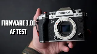 Fujifilm X-T5 Firmware 3.01 Autofocus Test | One Step Forward, Two Steps Back