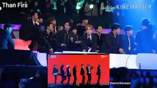 EXO, Super Junior, GOT7 and Wanna One Reaction To BTS Performance at MAMA in Hong Kong 2017