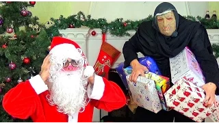 Baba Yaga stolen gifts. Children's Channel Grow with us