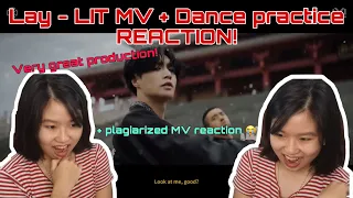 PLAGIARIZED?? LAY - Lit (莲) MV & Dance Practice First Time Reaction!