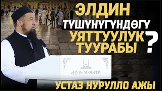 УЯТТУУЛУК ЭЛДИН ТҮШҮНҮГҮНДӨ КАНДАЙ? // Жума баян І Нурулло устаз