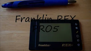 How to pronounce Franklin REX PRO5 in English?