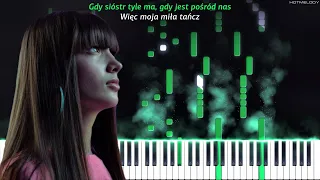 Viki Gabor, Kayah - Ramię W Ramię | Piano Instrumental Cover | Karaoke, Lyrics