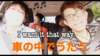 車内で走行中にBSBの’I Want It That Way'を歌ってみた