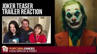 JOKER Teaser Trailer - The Popcorn Junkies Family Movie Reaction