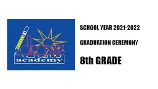 2021-2022 8th Grade Graduation Ceremony