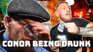 Conor McGregor being drunk..