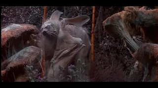 The Gelflings Travel to The Castle on Landstriders - The Dark Crystal 1982 (13)