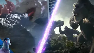 Novas imagens de Godzilla x Kong! Shimo no Rio, Godzilla despertando e Kong perseguido!