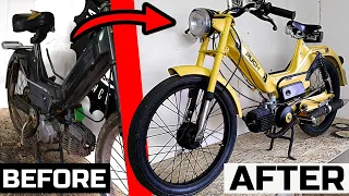 Puch Maxi S TUNING Moped REBUILD - [all in one video ft. Mofakult]