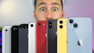 Probé TODAS LAS CÁMARAS de los iPhone y las comparo!!!