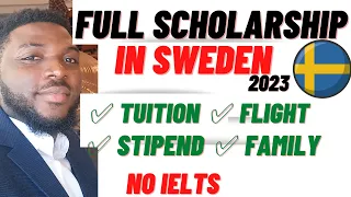 Fully Funded Scholarship in Sweden 2023 | Covers all Costs