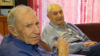 Pair of long-lost brothers are reunited in their 90s