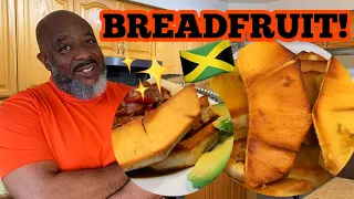 How to Roast, Prep & FRY Breadfruit! | Deddy's Kitchen