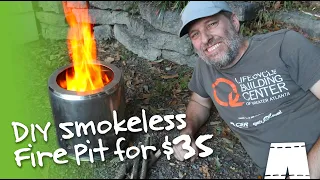 How To Make A DIY Smokeless Fire Pit From Cheap Stainless Steel Pots