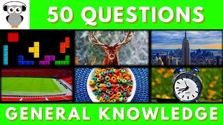 General Knowledge Quiz Trivia #18 | Tetris, Antlers, Empire State, Stadium, Fruit Loop, Daylight