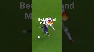 Messi and Beckham on one pitch😱🔥🔥🐐pls subscribe