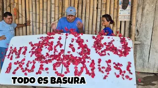 En la cara le tiran la sorpresa a doña nohemy Don lino llegó furioso