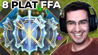 8 Platinum Player FFA on MegaRandom in AOE4!