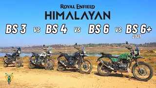 Evolution of the Royal Enfield HIMALAYAN | 2016 - 2021 | BS3 - BS4 - BS6 - BS6+