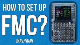 HOW to SET UP #Xplane Mobile's FMC! | LNAV/VNAV | Detailed EXPLANATION!