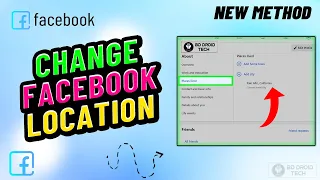 How to change facebook location Laptop/PC 2024 | Add or edit address FB Page