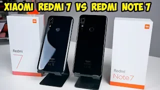 Xiaomi Redmi 7 VS Redmi Note 7.  В чем разница и что выбрать?