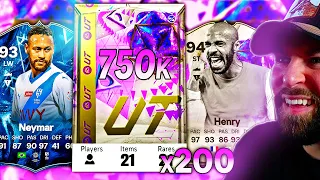 200x 750k ULTIMATE BIRTHDAY ICON PACKS & 88+ WW, TOTY, & FC VS PLAYER PICKS!