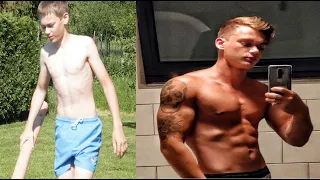 Skinny To Muscle Transformation | 45KG TO 75KG | 99LBS TO 165LBS