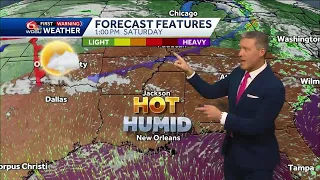 Hot and humid this weekend with wDSU First Warning Weather Impact Days