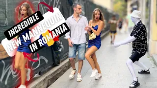 Incredible REACTIONS 😂💃😂 Mannequin Prank Got Crazy 😱 Beautiful Girls in Bucharest, Romania.