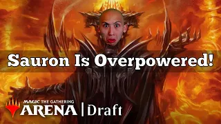Sauron Is Overpowered! | Lord of the Rings: Tales of Middle-earth Draft | MTG Arena