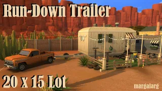 Sims 4 | Speed Build | 20x15 Lot - Run-Down Trailer