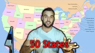 Estonian reacts to All 50 U.S. States