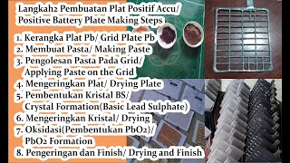 Positive Dry Battery Plate DIY Steps(FullProcces)