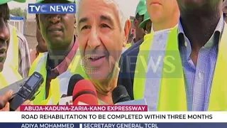 Abuja-Kaduna-Zaria-Kano expressway rehabilitation to be completed within three months