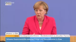 Flüchtlingspolitik: "Wir schaffen das"-Statement von Angela Merkel am 31.08.2015