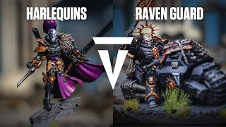 Harlequins vs Raven Guard Warhammer 40,000 Battle Report