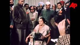 Smt Indira Gandhi's visit to London 11/12/1978
