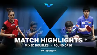 Sathiyan G./Manika Batra vs Manav V./Thakkar Archana Girish K. | WTT Contender Budapest 2021 (R16)