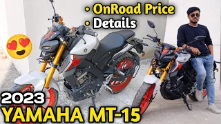 2023 YAMAHA MT-15 Dual ABS TCS Detailed Review | On Road Price 6 New Changes Mileage | #MT-15