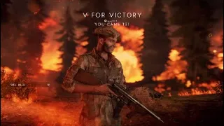 Battlefield V - 10 kill solo win - 54th win overall