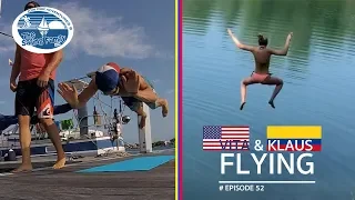 Vita & Klaus Flying  (The Sailing Family) Ep.52