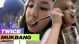 TWICE MUKBANG🍜🥣🍦