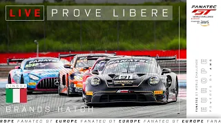 LIVE | Pratica Libera | Brands Hatch | Fanatec GT Europe 2024 (Italiano)