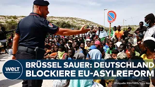 BUNDESREGIERUNG UNTER DRUCK - Vorwürfe aus Brüssel: Deutschland blockiere EU-Asylreform
