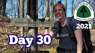 Day 30 | Crossing into Virginia! | Appalachian Trail 2021