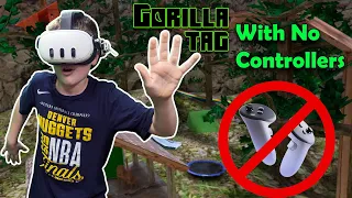 Gorilla Tag with No Controllers, No Problem! ✋ Playing GTag with Hand Tracking Only!