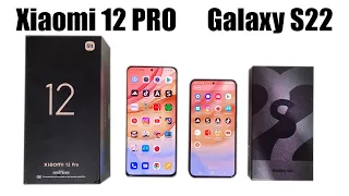 Xiaomi 12 PRO vs SAMSUNG GALAXY S22 SPEED TEST