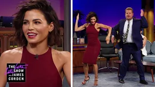 Jenna Dewan & James Corden Know Janet Jackson's Moves